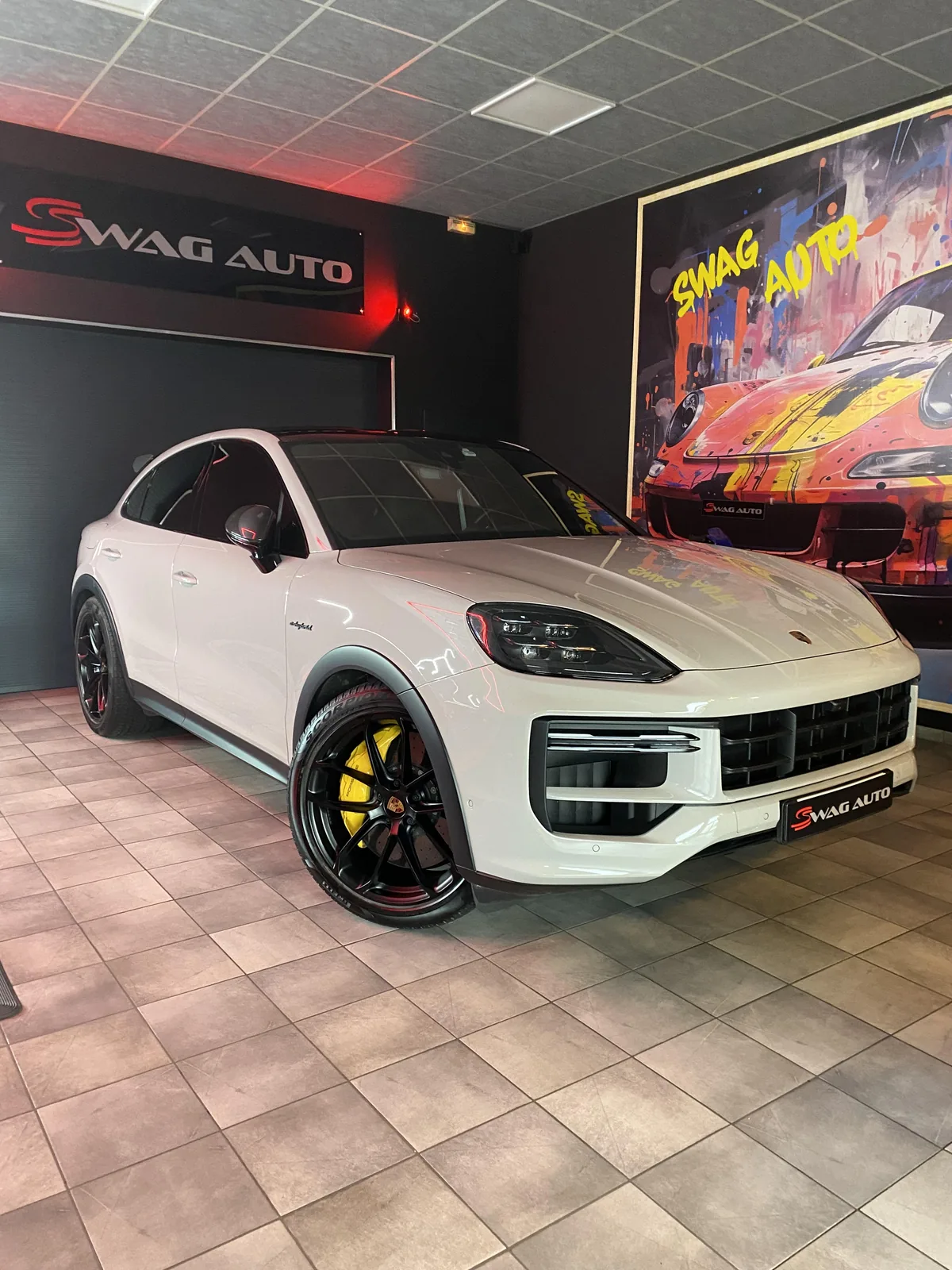 Porsche Cayenne Coupé blanc — Swag Auto Nancy