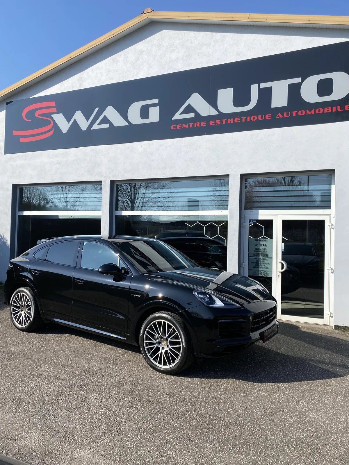 Porsche Cayenne noir — Swag Auto Nancy